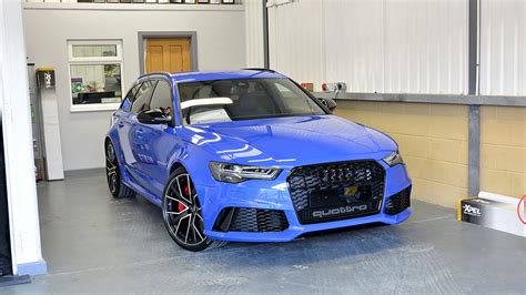 2018 Audi Rs6 Nogaro Blue New Car Detail And Xpel Ppf