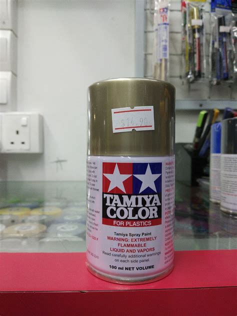 Tamiya Ts Titanium Gold Spray Paint For Plastic Hobbies Toys