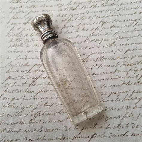 FLACON A SELS OU PARFUM XIXè Cristal Argent Victorian Silver SCENT