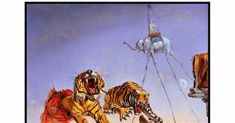 Dezign U Dream Caused By The Flight Of A Bee By Salvador Dali