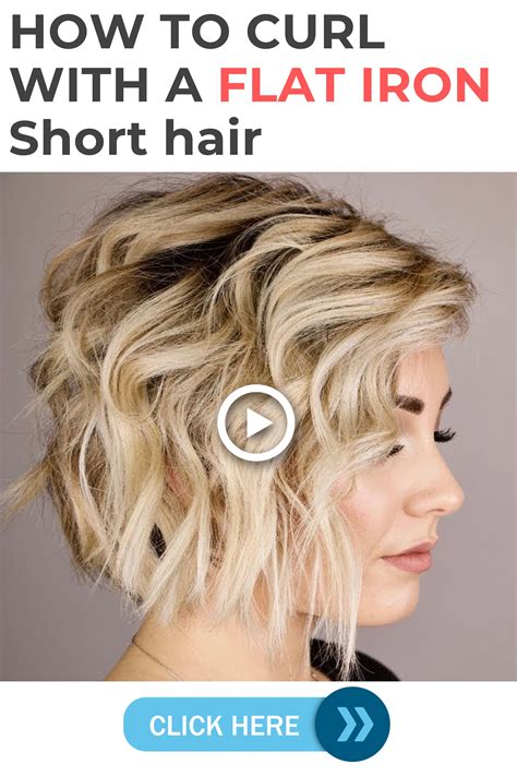 Perfect How To Curl Hair With Flat Iron With Short Hair Hairstyles