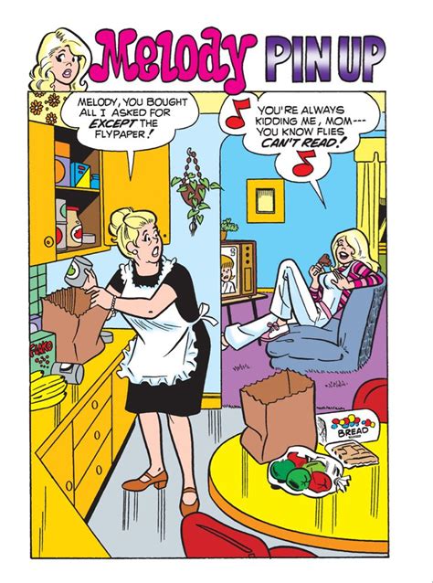 A Cartoon Strip With A Woman In The Kitchen