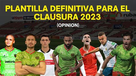 PLANTILLA DEFINITIVA DE BRAVOS DE JUAREZ PARA EL CLAUSURA 2023 MI