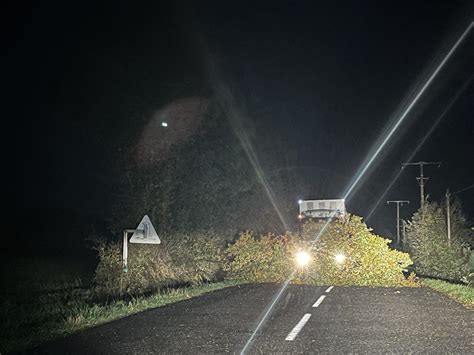 Tempête Ciaran premier bilan de la fin de matinée à La Roche sur Yon