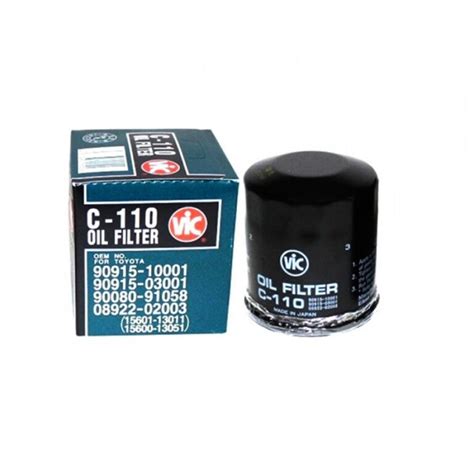 Genuine Vic Oil Filter For All Toyota Cars Petrol C 110 Made In