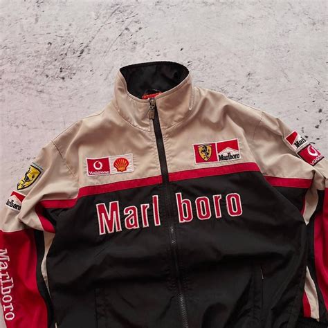 Vintage Malboro Ferrari Racing Jacket Grailed