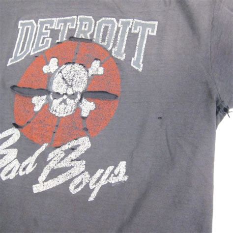 Vintage Detroit Pistons Bad Boys T Shirt 1988 Nba Basketball For All