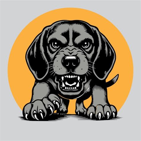 Premium Vector Rottweiler Dog Vector Illustration For Tshirt