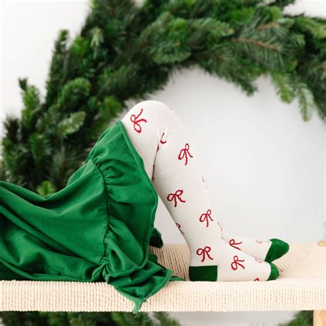 Bow Knit Tights Kandks Giving Tree
