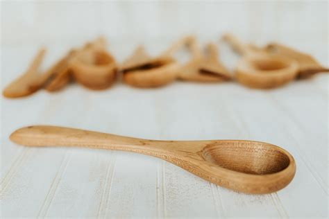 12 Inch Maple Serving Spoon With Bees Oil Finish Holland Bowl Mill