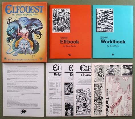 Elfquest Roleplaying Waynes Books Rpg Reference