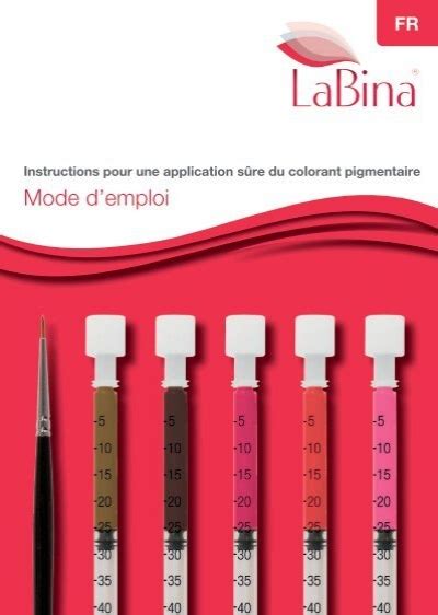 Fr Labina Encres Des Chantillons De Qualit De Couleur Mode D