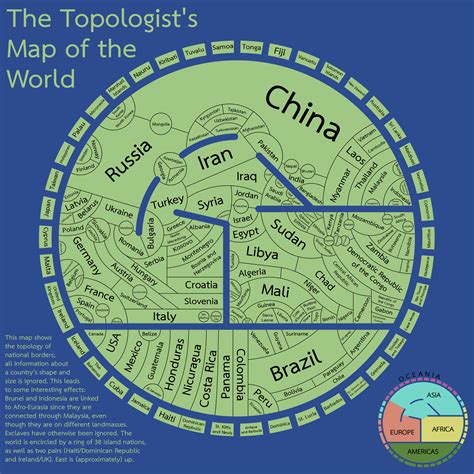 Map of the Week: Topological Map of the World