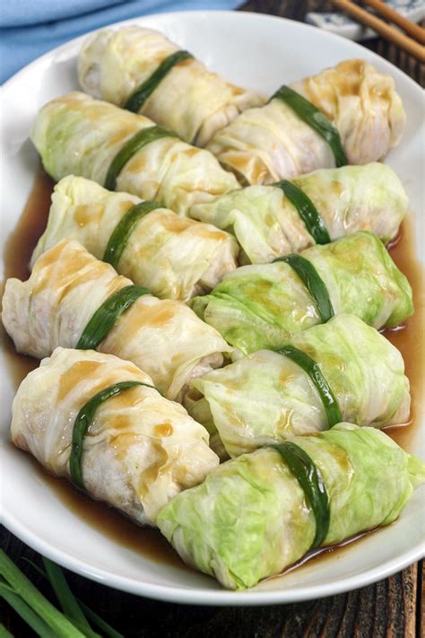 Asian Stuffed Cabbage Rolls Recipe