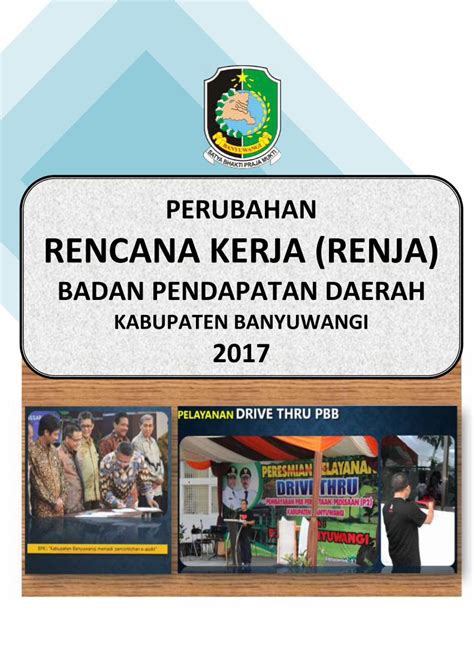 Pdf Perubahan Rencana Kerja Renja Bapenda Banyuwangikab Go Id Asset