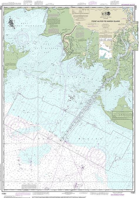 Point Au Fer To Marsh Island Nautical Chart 11351 By John Gernatt