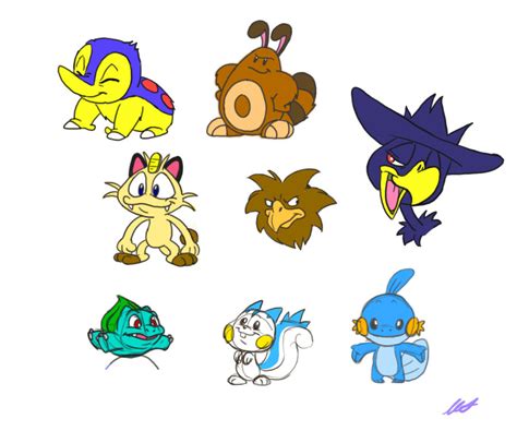 Pokemon Toon Heads 2 By Sharpjet On Deviantart