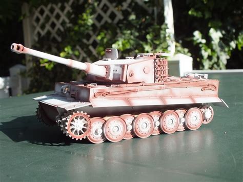 Tiger I Late version tamiya 1 35 début de patine