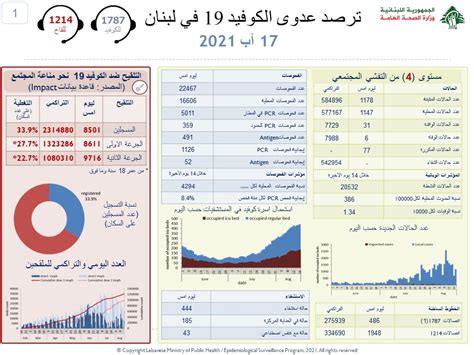 6 حالات وفاة بكورونا ماذا عن الاصابات؟ Lebanon