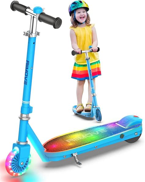 Allmove Electric Scooter For Kids Ages 4 8 With Adjustable Heights