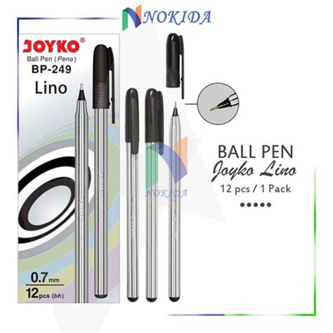 Jual Nokida Pulpen Lino Joyko BP 249 12 Pcs Ballpoint Pena Pen Tinta