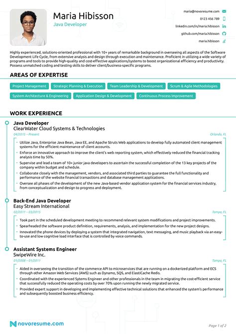 Java Developer Resume Sample How To Guide