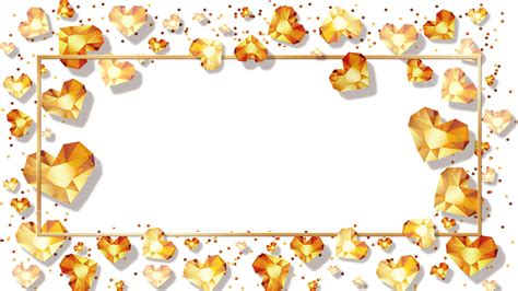 Valentine S Day Diamond Border Decoration Valentine S Day Diamond