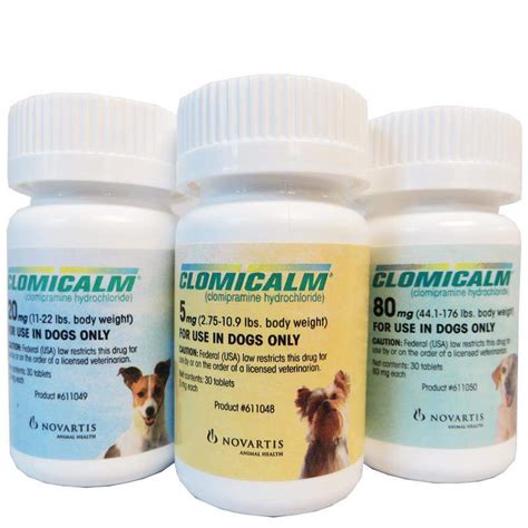 Buy Clomicalm for Dogs | 5mg, 20mg, 80mg Generic Tablets | Allivet