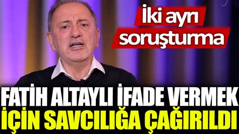 Son dakika Fatih Altaylı savcılığa ifadeye çağırıldı