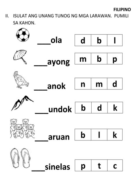 Mga Tunog Ng Mga Titik Worksheet In Filipino Titik Punto Cloobx Hot Girl Porn Sex Picture