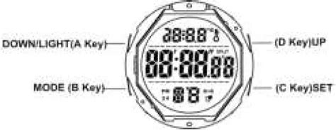 Skmei 1681 Men Sports Digital Watch Instruction Manual