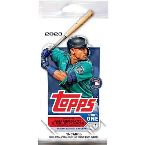 MLB Topps 2023 Series 1 Baseball Trading Card VALUE Pack 36 Cards - ToyWiz