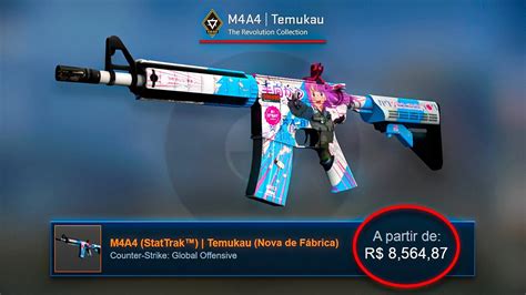 Nova M4A4 TEMAKAU por R 8 563 99 pode ser MUITO PERIGOSA se você é