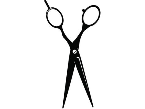 Hair Cutting Scissors Vector At Vectorified Collection Of Hair