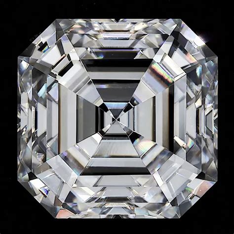 MoissaniteCo Regal Asscher Cut Moissanite Loose Stone Asscher Mc