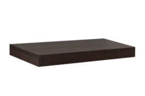 Matte Black Floating Shelf 400x250x38mm The Shelving Shop