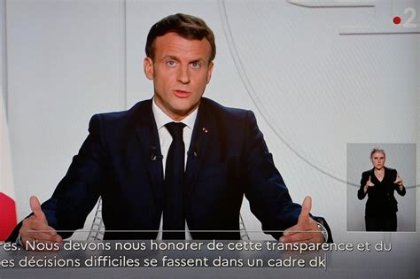 Allocution Demmanuel Macron Le Confinement Dans Toute La France