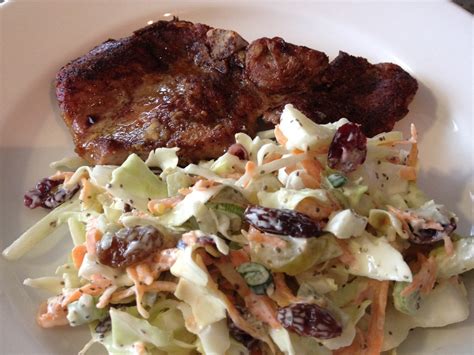 Creamy Coleslaw And Maple Cinnamon Pork Chops Pt 2 Keep It Simple Sandra