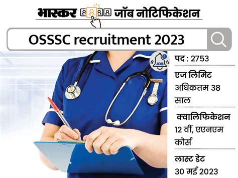 Osssc Recruitment For 2753 Posts Of Multipurpose Health Worker May 30