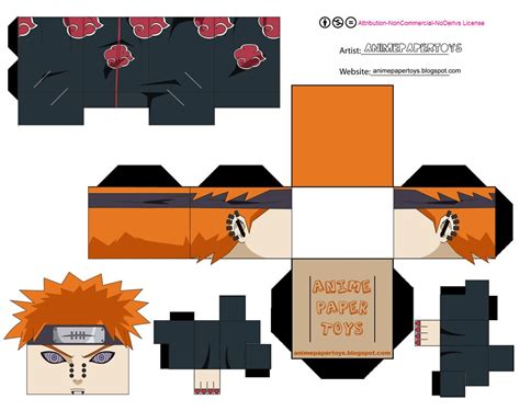 Anime Paper Toys Naruto Naruto Sasuke Papercraft Anime Gallery