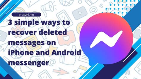 3 Simple Ways To Recover Deleted Messages On Messenger Iphone And Android