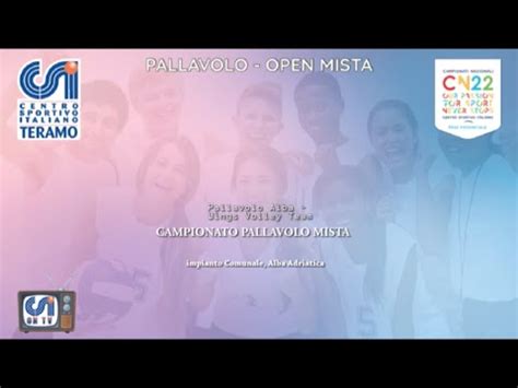 Pallavolo Mista Csi Pallavolo Alba Play Volley Wings Youtube