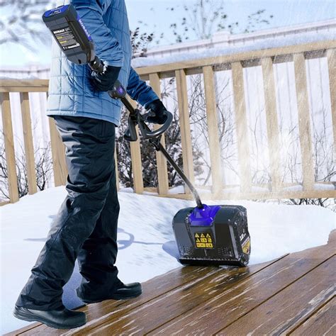 Kobalt 40 Volt Max 12 In Single Stage Push Battery Powered Snow Shovel