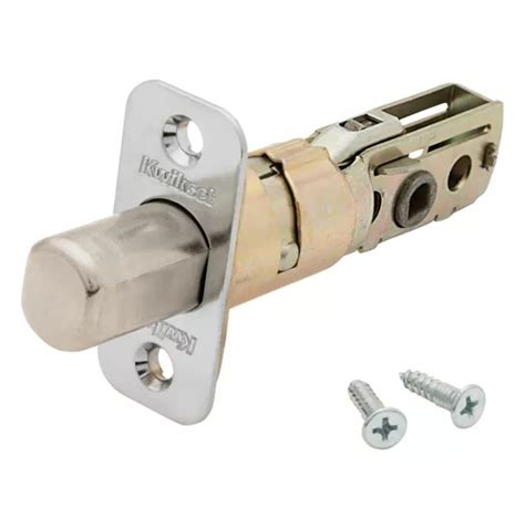 Kwikset 83347-26 Adjustable Radius Deadbolt Latch Bright Chrome Finish