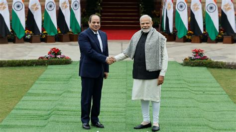 Egyptian President El Sisi On India Trip To Attend Republic Day Parade