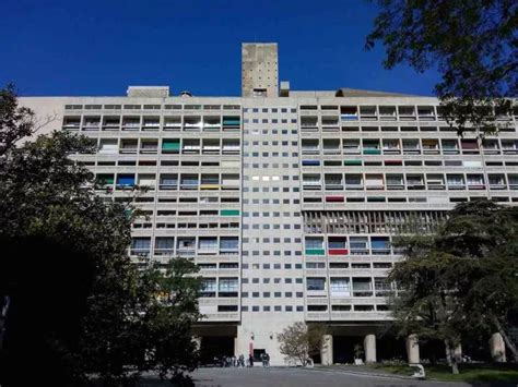 La Cité radieuse de Le Corbusier à Marseille octobre 1952