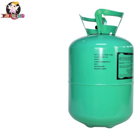 Non Refillable 13 4l Small Disposable Helium Gas Cylinder Helium