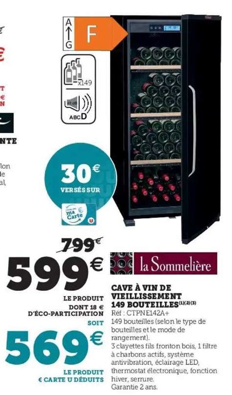 Offre Cave De Vieillissement Pro Dz La Sommeli Re Chez Costco