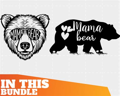 10 Mama Bear Svg Mommy Svg Mom To Be Svg Mom Shirt Design Etsy