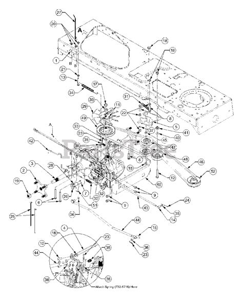 Cub Cadet 1525 (13A-221F100) - Cub Cadet Garden Tractor Drive System ...